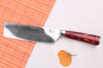 Couteau nakiri 17cm Kutoyama Red Flame