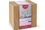 Set de 4 verres à vin blanc Mikasa Sorrento en cristal motif nervuré 400ml