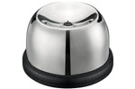 Pique-œufs Gefu Perfo en acier inoxydable base noire