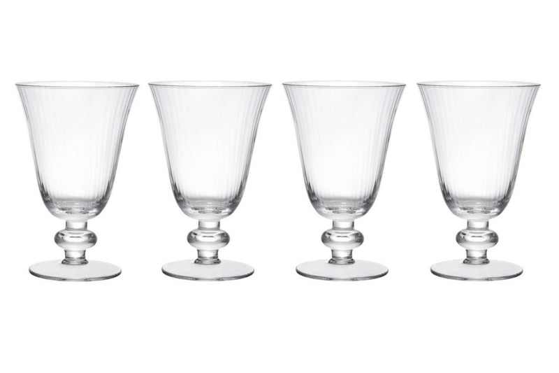 Set de 4 verres à vin en cristal Mikasa Salerno à pied court 260ml
