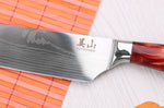Couteau Kiritsuke 19cm Kutoyama Red Flame