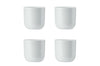 Set de 4 coquetiers Mikasa Chalk en porcelaine blanche