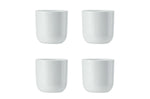 Set de 4 coquetiers Mikasa Chalk en porcelaine blanche