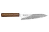 Couteau de chef japonais artisanal Wusaki Unagi AUS10 damas 18cm manche chêne