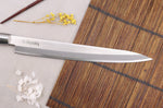 Couteau yanagiba 27cm Sayuto Ebène 7Cr manche en ébène