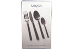 Ménagère 16 couverts Mikasa Ciara Diseno en acier inox noir