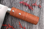 Couteau de chef chinois 17,5cm Wusaki Padouk San Mai