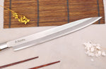 Couteau yanagiba 30cm Sayuto Ebène 7Cr manche en ébène