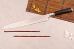 Couteau yanagiba 30cm Sayuto Ebène 7Cr manche en ébène