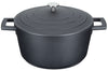 Cocotte MasterClass compatible induction en fonte d'aluminium noir 4L