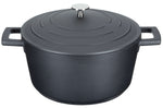 Cocotte MasterClass compatible induction en fonte d'aluminium noir 4L