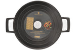 Cocotte MasterClass compatible induction en fonte d'aluminium noir 4L