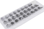 Set pâtissier Kitchencraft avec 26 douilles en acier inoxydable + poche à douille + adaptateur