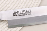 Couteau yanagiba 27cm Wusaki Olive 7Cr manche en olivier + saya