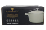 Cocotte MasterClass compatible induction en fonte d'aluminium vert menthe 4L