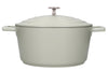 Cocotte MasterClass compatible induction en fonte d'aluminium vert menthe 4L