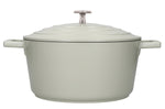 Cocotte MasterClass compatible induction en fonte d'aluminium vert menthe 4L