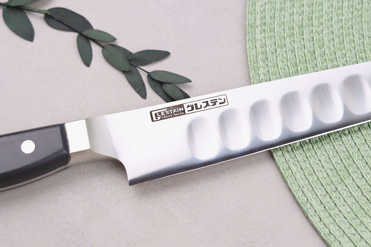 Couteau sujihiki alvéolé japonais Glestain K Series 27cm
