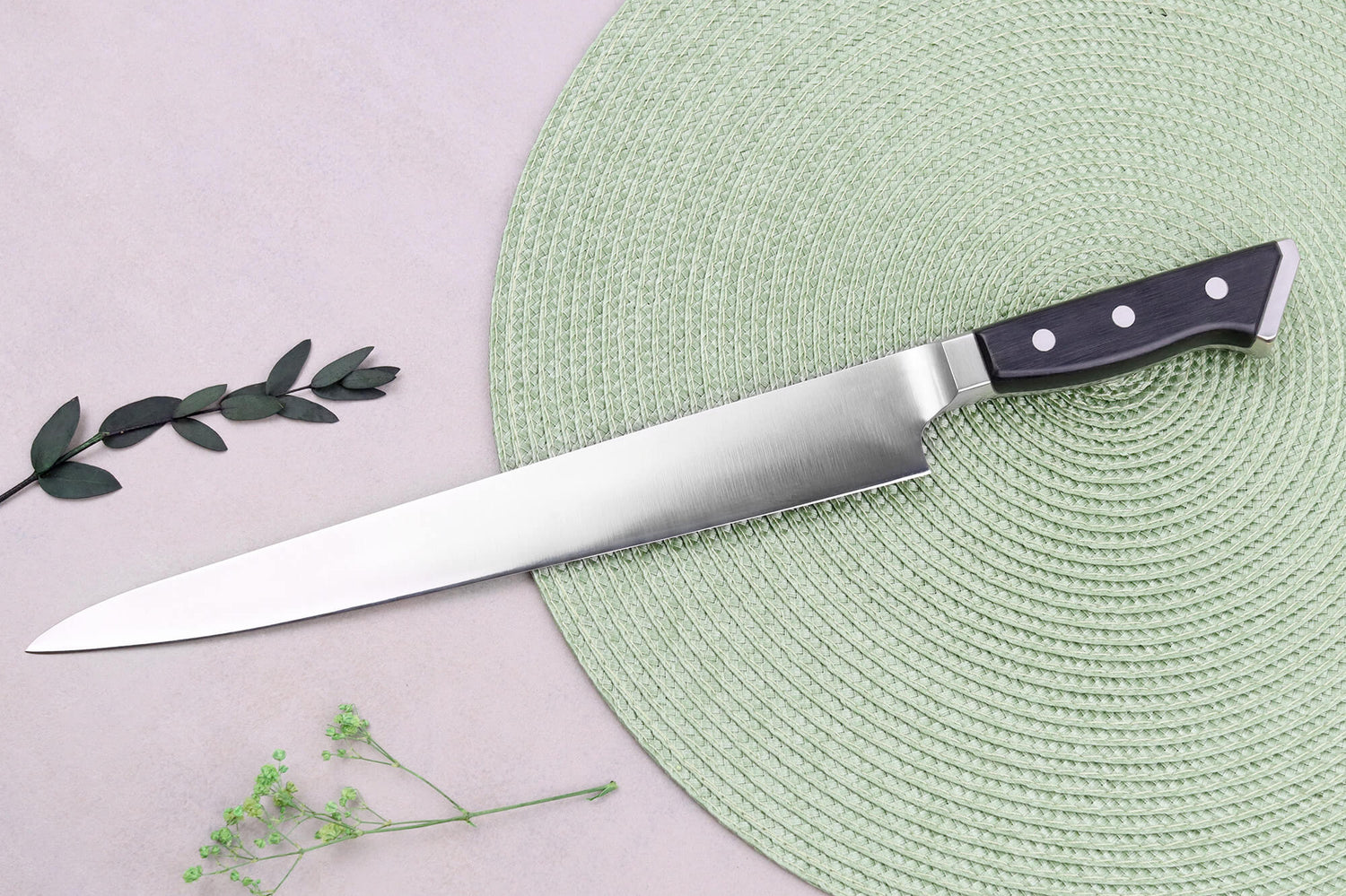Couteau sujihiki alvéolé japonais Glestain K Series 27cm