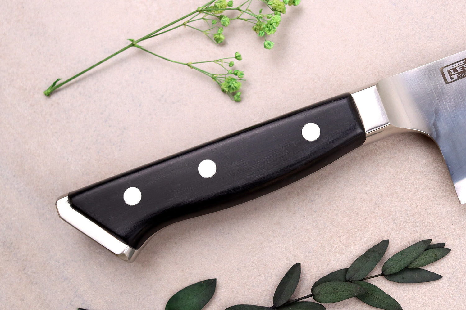 Couteau de chef alvéolé japonais Glestain K Series 30cm