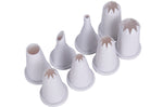 Set pâtissier Kitchencraft avec 8 douilles en polymère + poche en coton