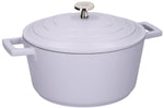 Cocotte MasterClass compatible induction en fonte d'aluminium lavande 4L