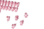 Set de 73 emporte-pièces KitchenCraft chiffres et lettres en polymère rose