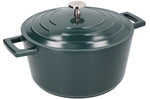 Cocotte MasterClass compatible induction en fonte d'aluminium 4L - Vert