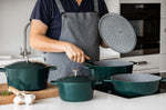 Cocotte MasterClass compatible induction en fonte d'aluminium 4L - Vert