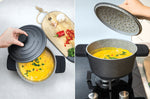 Kit de 3 anses pour cocottes MasterClass en silicone noir