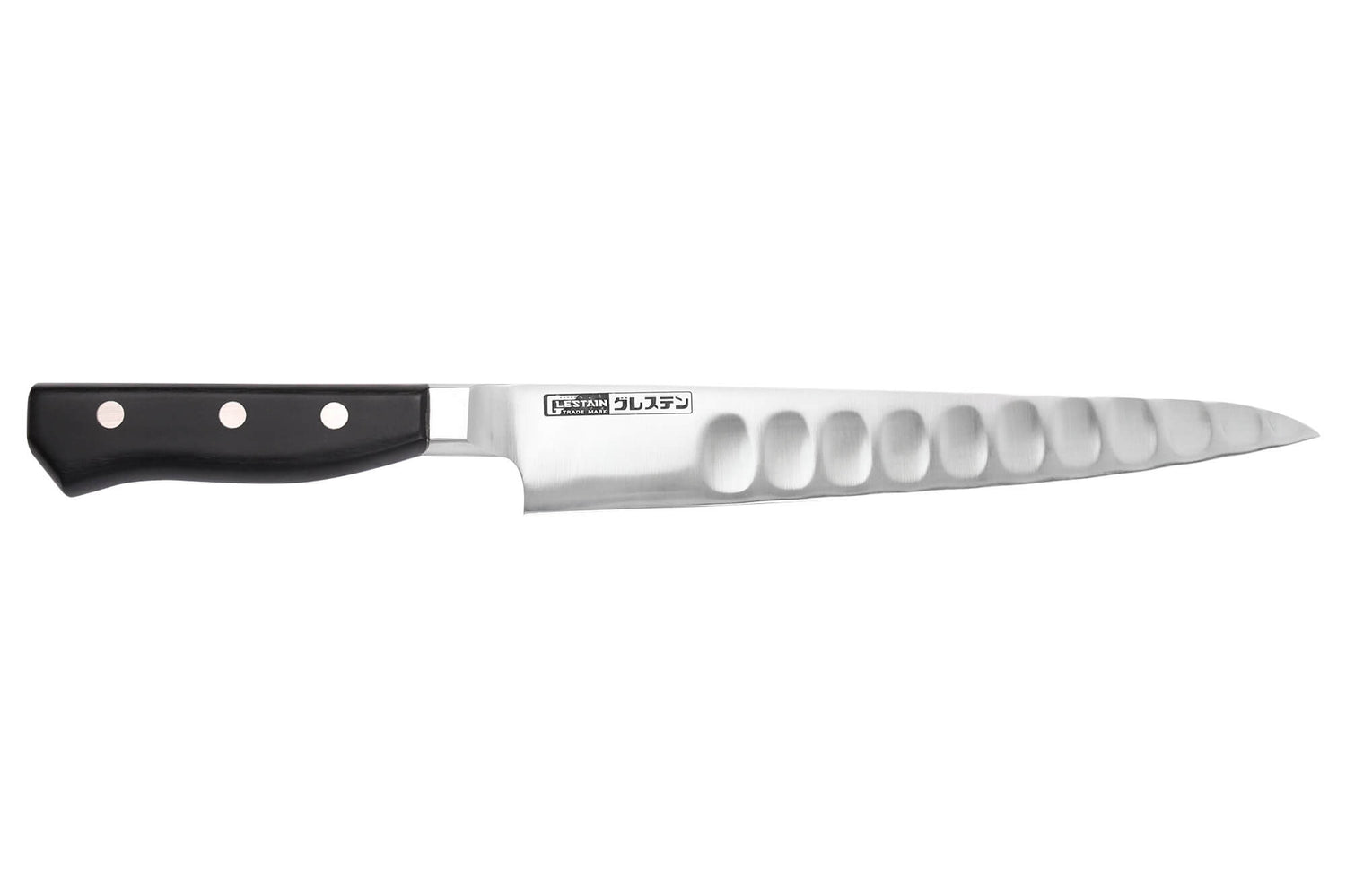 Couteau sujihiki alvéolé japonais Glestain K Series 21cm