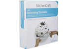 Présentoir à gâteaux rotatif Kitchencraft en polymère blanc diamètre 28cm
