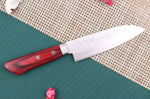 Couteau ko santoku japonais artisanal Masutani 13cm martelé