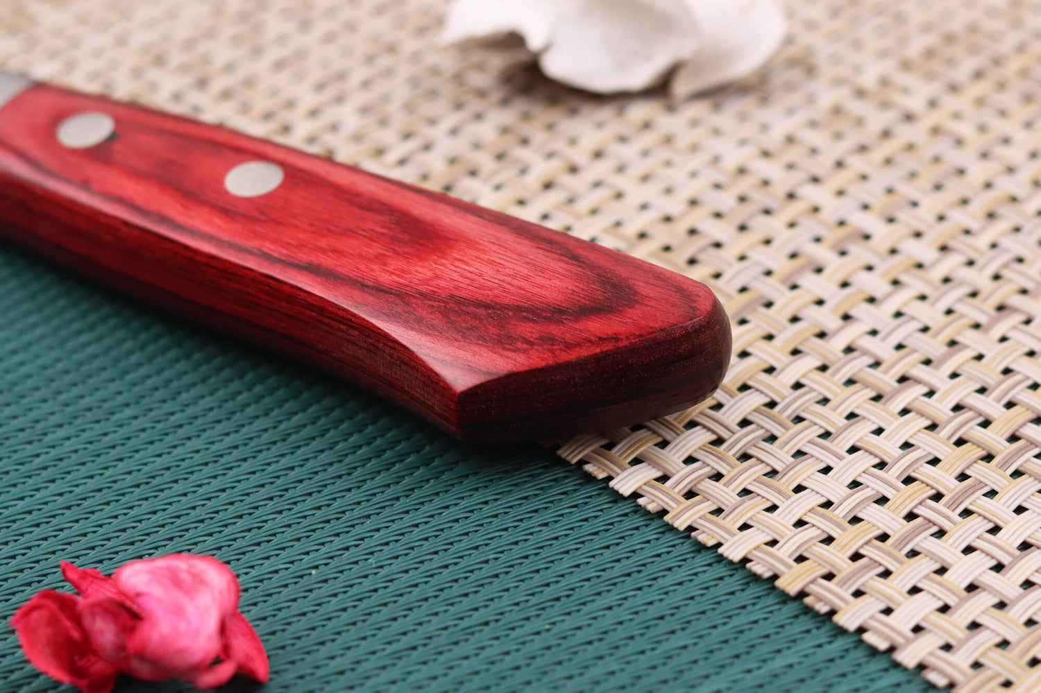 Couteau ko santoku japonais artisanal Masutani 13cm martelé