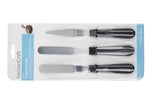 Set de 3 spatules KitchenCraft en acier inoxydable