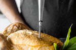 Seringue à marinade professionnelle MasterClass en inox et silicone