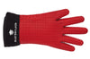 Gant de cuisine MasterClass en silicone rouge sans couture avec manchette en coton