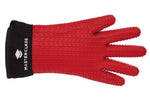 Gant de cuisine MasterClass en silicone rouge sans couture avec manchette en coton
