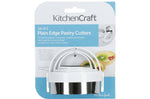 Set de 3 emporte-pièces ronds KitchenCraft en inox avec poignées