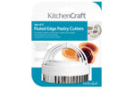 Set de 3 emporte-pièces cannelés KitchenCraft en inox avec poignées