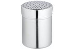 Saupoudreuse KitchenCraft à trous moyens en acier inox + couvercle polymère
