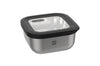 Boîte de conservation Gefu Provido carrée 400ml en acier inox