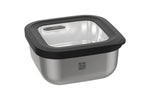 Boîte de conservation Gefu Provido carrée 900ml en acier inox