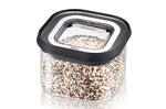 Boîte de conservation Gefu Pantry en verre borosilicate 400ml + 3 étiquettes autocollantes