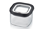 Boîte de conservation Gefu Pantry en verre borosilicate 400ml + 3 étiquettes autocollantes