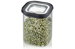 Boîte de conservation Gefu Pantry en verre borosilicate 900ml + 3 étiquettes autocollantes