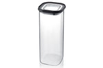 Boîte de conservation Gefu Pantry en verre borosilicate 1900ml + 3 étiquettes autocollantes