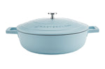 Sauteuse ronde MasterClass compatible induction en fonte d'aluminium 4L - Bleu