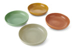 Set de 4 bols à pâtes KitchenCraft Idilica en grès multicolore 21cm