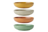 Set de 4 bols à pâtes KitchenCraft Idilica en grès multicolore 21cm